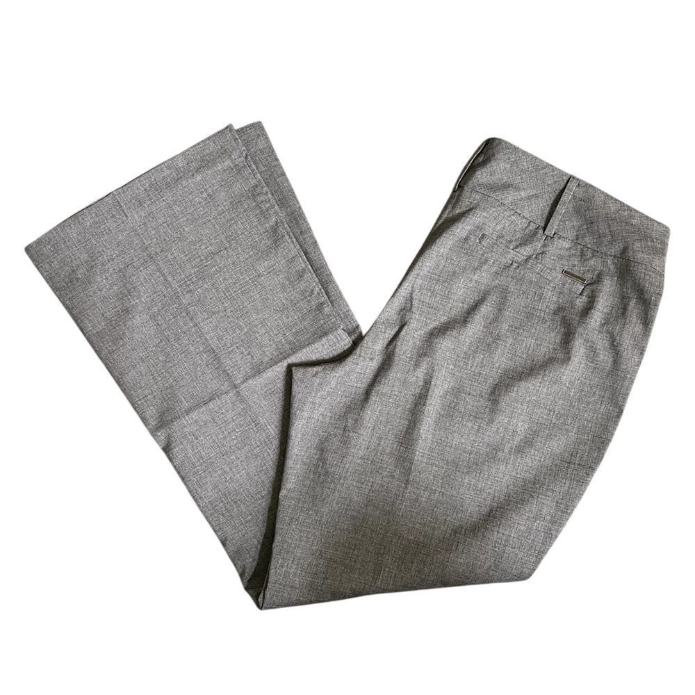 New York & Co - 7th Avenue Suiting Collection Gray Dress Pants: Size 18 Average